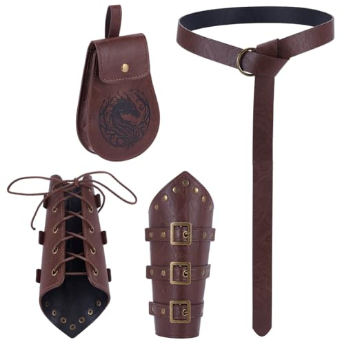 HOBBIESAY Adjustable Medieval Waist Belts PU Leather Swords Holsters Viking Sword Holster Belt Medieval Faux Leather Back Swords Frog for Cosplay Renaissance Warrior Knights Pirate