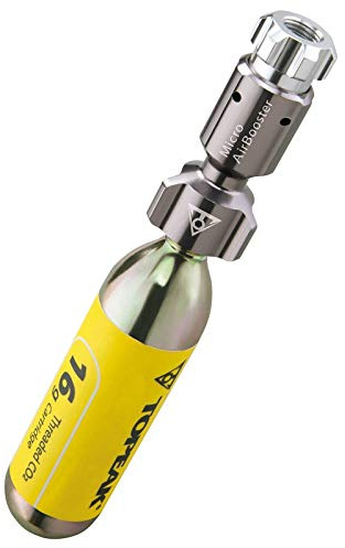 Topeak CO2 Kartuschenpumpe Micro Booster, Grau, TMB-2