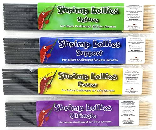 Shrimp-Lollies-Set mittel (4x10 Stück = 40 Stück)