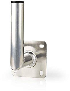 Ex-Pro Aluminium L Shaped Wall Bracket Mount for Satellite Dish SAT Antenna Aerial Wall Distance 15cm for Max Dish Size 100cm