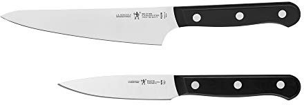 HENCKELS Solution Razor-Sharp 2-Piece Compact Chef Knife Set, German Engineered Knife Informed by over 100 Years of Mastery