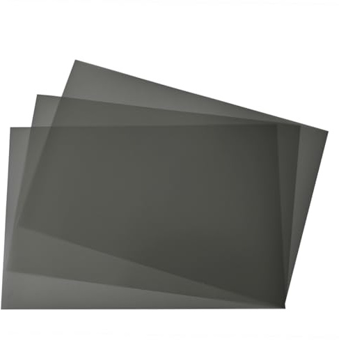 Hojas de película polarizada, 3 Unidades, 21 x 15 cm, Filtro polarizador Lineal no Adhesivo para iluminación educativa de fotografía física