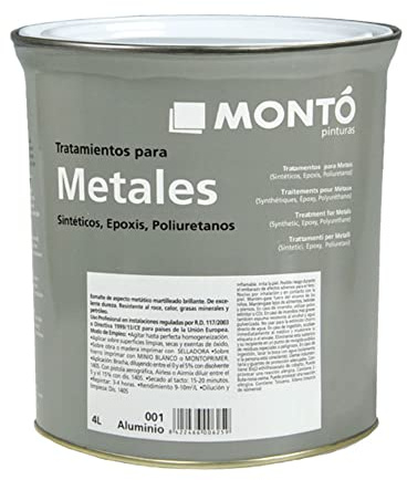 Montó Imprimación Industrial. Imprimación de Secado Rápido, con Pigmentos Sólidos a la Luz y a la Intemperie. (5Kg, Blanca 100)