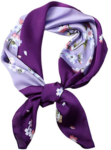 FAIRYGATE Satin Head Scarf Silky Like Square Paisley Print Hair Small Scarfs for Women Sale Neckerchief Bandanas