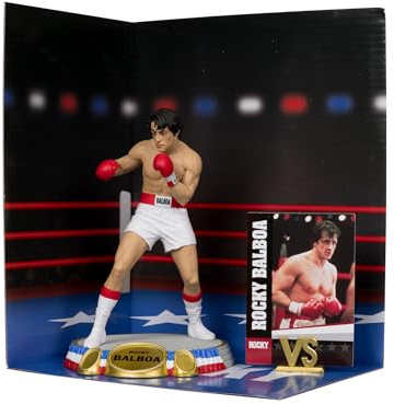 McFarlane Toys - Movie Maniacs, Rocky (1976) Rocky Balboa 6in Posed Figure