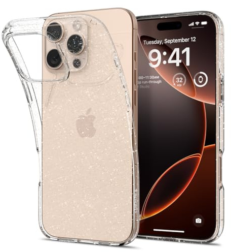 Spigen Liquid Crystal Glitter Case Compatible with iPhone 16 Pro Max - Crystal Quartz