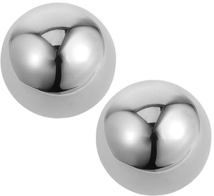 TEMPNAP 2 Pezzi Sfere Ghiaccio Inossidabili Pietre Raffreddamento per Whisky e Confezione Portatile per Cocktail e Feste Superficie Liscia per Preservare Gusto