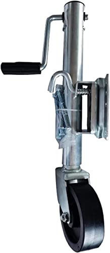 ntumLeap Jack with Wheels Trailer Jack,Boat Trailer Tongue Jack with 6In Polyester Ammonia Wheel,Trailer Jockey Wheel 1200Lb Capacity,11In Lift