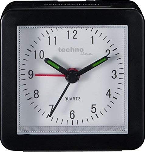 Technoline SC Quarz-Wecker, schwarz