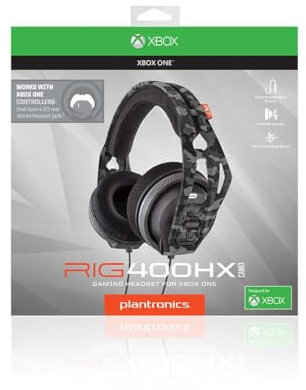 Plantronics Nacon Rig 400HX, Gaming-Headset, 3,5-mm-Klinke, für Xbox One, Xbox Series X und PC, Urban Camo