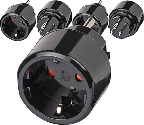 Brennenstuhl 1508550 kontaktadapter, svart