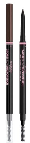 Deborah Milano - 24 Ore Brow Micropencil, 03 Dark Brown, Matita Automatica Iper-pigmentata a Lunga Tenuta, Dona Sopracciglia Piene, Ultra-precise e Naturali, 0.1 gr