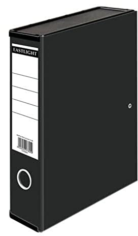 Box File, Foolscap, 50mm Spine Width, Black, Pack of 10