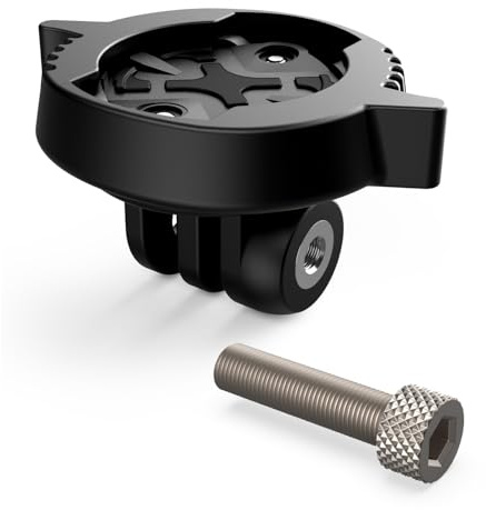 TUSITA Quarter-Turn to Friction Fläns Fäste Adapter Kompatibel med Garmin Edge Cykel GPS, Varia UT800 Smart Strålkastare - Monteringsfäste Designad för GoPro