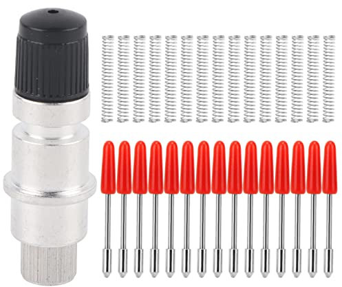 ANKROYU 15 Stück 45 Grad Cb09 Hartmetall-Schneidmesser Mit Roten Kappen Schneideplotter-Teile Für Graphtec Vinyl-Schneideplotter