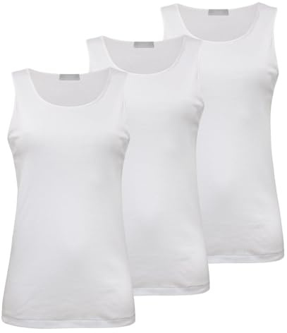 Liabel Canottiera Intima da Donna Spalla Larga Art. 5110-16, Pacco da 3, XL