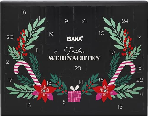 ISANA Adventskalender 2025, det perfekta kroppsvårdssetet med 24 överraskningar