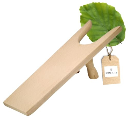 HOFMEISTER® Stiefelknecht aus Holz, 32,5 cm, Gummi-Stiefel bequem alleine ausziehen, praktischer Stiefelzieher aus Deutschland, Schuh-Zubehör für Reiterstiefel aus Buche (1 Stück)