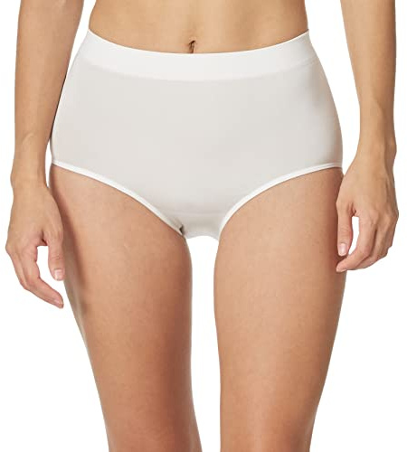 Wacoal Women's B-Smooth Brief Panty, 838175, White, M