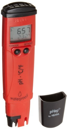 Hanna Instruments HI98128 pHep 5pH/Temperature Tester, 6-25/64 Length x 1-19/32 Width x 1 Height