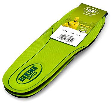 Ergonomische Einlegesohlen für Männer und Frauen, optimaler Komfort, 2 Schichten, stoßdämpfend, schweißhemmend, waschbar, EU 46