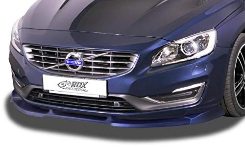 RDX Redesign RDFAVX30882 - Spoiler anteriore Vario-X compatibile con S60/V60 2013-2018 (PU)