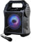 WICKED GIZMOS Portable Karaoke Boombox Machine with Amplifying Speaker and LED Lighting, Microphone, Bluetooth and AUX Inputs, Party Entertainment