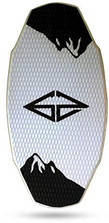 GoZone Skimboard K2 weiß/schwarz EVA + HPL