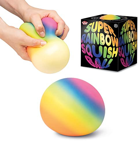 Tobar SCRUNCHEMS SUPER REGNBÅGE stress Squish boll leksak