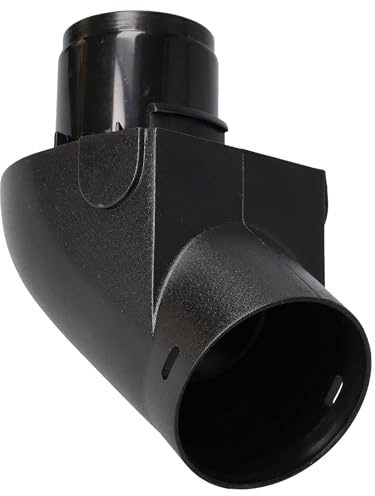 vhbw Slangadapter kompatibel med Miele S441, S442, S443, S446I, S447I dammsugare, dammsugarslang – anslutningsadapter, svart