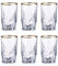BUTLERS 6er Set Schnapsgläser 110ml Vintage Gläser in Kristalloptik mit Prägung - UPSCALE - Shotglas, Spirituosenglas | Gläser & Trinkgeschirr für Schnaps, Rum, Scotch, Gin, Wodka