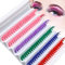 Sibba Cluster De Cils Colorés Faux Cils Individuels De 14 Mm Cils Vaporeux Et Bouclés Extension De Cils À Faire Soi Même 140 Pièces De Faux Cils De 6 Couleurs (Blanc Rose Violet Vert Bleu Rouge)