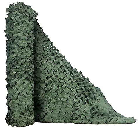 Tencen Dual Mesh Custom Camouflage net for Hunt Blind Decor Courtyard Sunshade Photo Camp Fish Farm Factory Shelter Car Concealment Party Exhibit Backdrop Paintball Curtain Ceiling Fence Canopy Cover