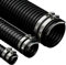 32mm (1 1/4) X 1 Metre Black Corrugated PVC Flexible Pond Hose with 2 Pipe Clips