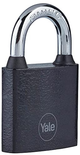 Yale cadenas en fer corps 32 mm 3 clés mécanisme à clé anse trempée sécurité standard intérieur casiers portes et abris casiers armoires boîtes à outils