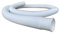 Poolschlauch Schwimmbadschlauch Gartenschlauch Weiß | DN 38 mm | versch. Ringlängen | 1 m Muffenabstand | Made in Germany (6 m)