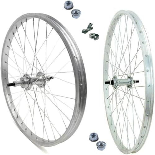 COPPIA RUOTA/CERCHIO ANTERIORE + POSTERIORE 26 X 1.75 BICI ATTACCO STANDARD 6 o 7 VELOCITÀ ALLUMINIO/ACCIAIO 26X1.75 OLANDA - BICICLETTA CITY BIKE - PASSEGGIO DADI DI FISSAGGIO E FLAP INCLUSI