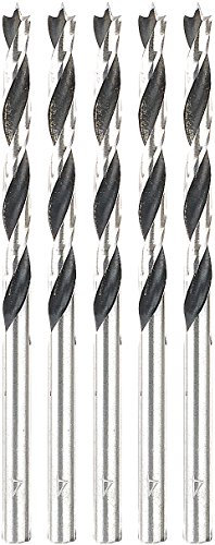 AGT Werkzeug-Zubehör: Bohrer-Set für Holz, 4 mm, 5 Stück (Holzbohrer, Holzbohrer Set, Bohrmaschinen)