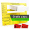 Briefschablone Hartschaum 5mm – Postschablone für Maxibrief, Großbrief, Kompaktbrief – Format-Schablone mit Mess-Schlitzen & Postformaten – 353 x 250 mm