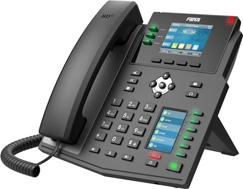 Fanvil X4U Téléphone IP 2 ports Gigabit PoE USB