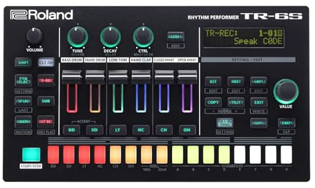 Roland TR-6S Compact Drum Machine with Six tracks of Authentic TR Sounds, Samples, FM Tones, and Effects