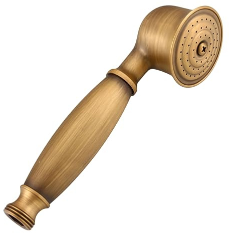 Duschhuvud, Duschuppsättning, Mässing Retro Telefonformad dusch, Används i badrum och duschrum-kopparfäste(Copper shower head)