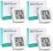 Mini Digital Thermometer Hygrometer Indoor Thermo-Hygrometer Feuchtigkeitsmesser ℃ / ℉ Funktion - 4 Stück