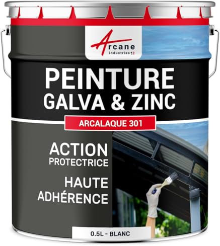 Vernice per Zincati e Zinco: ARCALAC 301 - Bianco - RAL 9003 - ARCANE INDUSTRIES