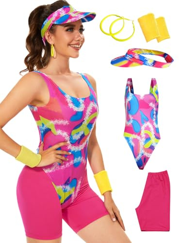 80er Jahre Workout-Outfit, Halloween, Turnanzug, Jacken, Kostüme für ein Paar, Stil 1, XS