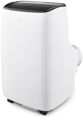 GEEPAS Portable Smart Air Conditioning Unit | 4-in-1 Conditioner/Fan/Dehumidifier/Sleep | LED Display Remote Control 2 Speeds & 24H Timer | Dual Window Venting Kit | 2 Year Warranty 7000 BTU White