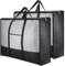 Sunnow 2 Pcs 140L Moving Bags Large Storage Bags With Zips Packing Bag for Moving House Extra Large Storage Bag With Lid for Clothes Bedding Duvet Quilt Blankets Waterproof Moving Totes