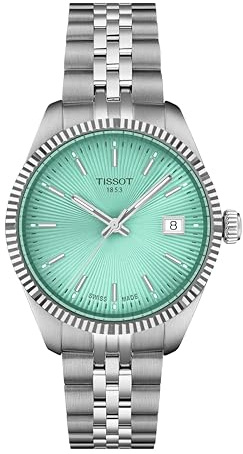 Tissot Ballade, Swiss Quartz, 34mm, Light Green Dial, Women’s Watch