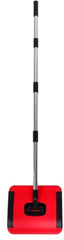 Mobestech Spazzatura Manuale Per Tappeti Aspirapolvere Spinta Senza Elettricità Con Rulli Spazzola Adatto Tappeti Pavimenti e Piastrelle Rimuove Efficacemente Polvere Capelli e Detriti