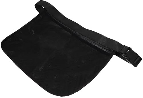 Veemoon Netzbeutel für Tennis und Golfbälle Hüfttasche aus Oxford Gewebe mit Reißverschluss Ballsammelbeutel für Tennis Golf und Tischtennis